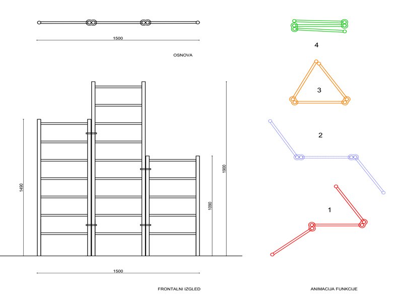 Clothes Stand: Ladder