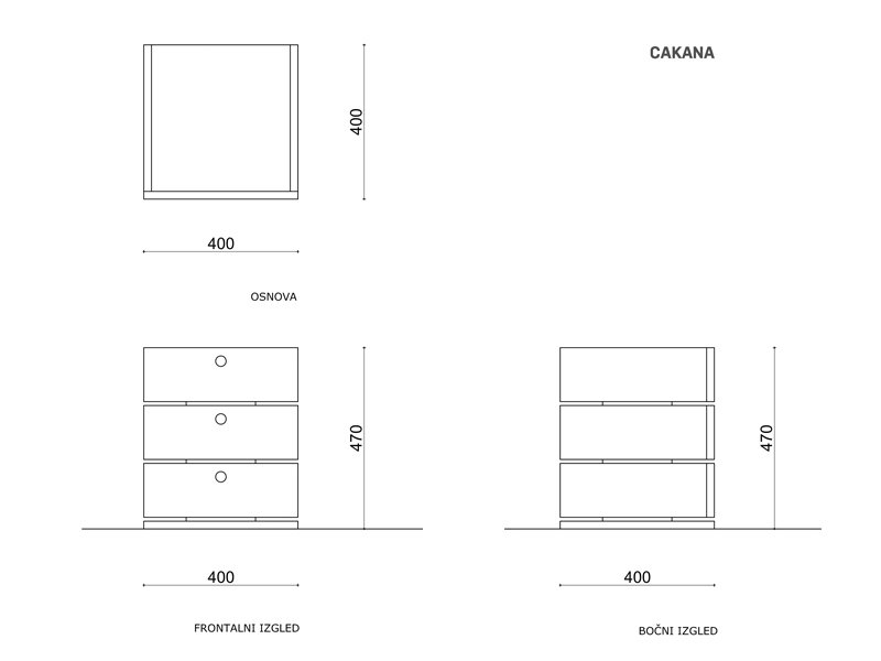 Rotating tray Cakana