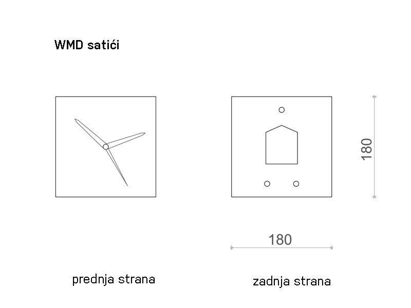 WMD Small clocks 
