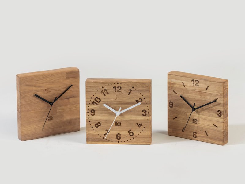 Small clocks - Oak